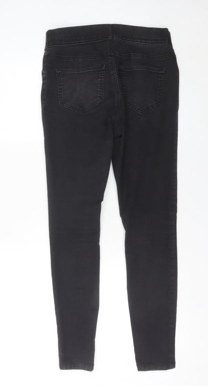 Tu Women Black Size 12 Skinny Stretch Jeans Slim Fit
