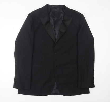 Mens UK Size 44 Marks and Spencer Regular Black Suit Jacket