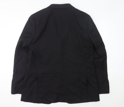 Mens UK Size 44 Marks and Spencer Regular Black Suit Jacket