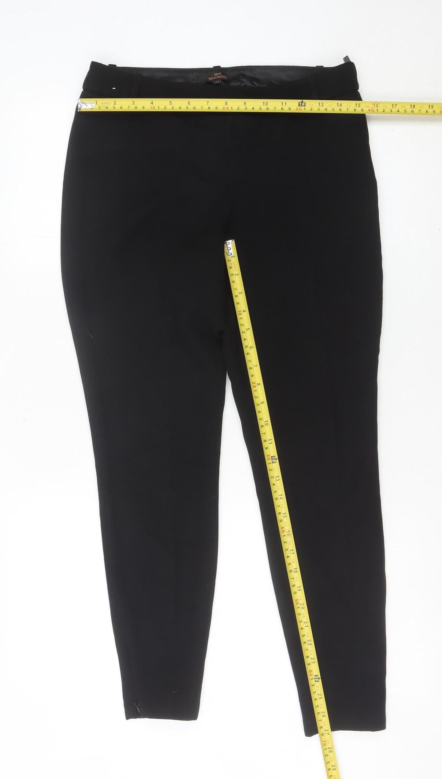 Next Women’s Black Slim Fit Dress Pants Trousers Size 10 Workwear