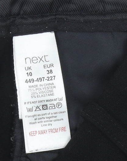 Next Women’s Black Slim Fit Dress Pants Trousers Size 10 Workwear
