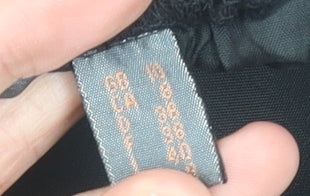 Bassini Women’s Black Wool Pencil Skirt Size 12 Midi Workwear