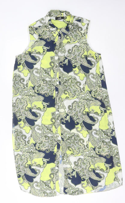 Wallis Women’s Multicoloured Paisley Shirt Dress Size S