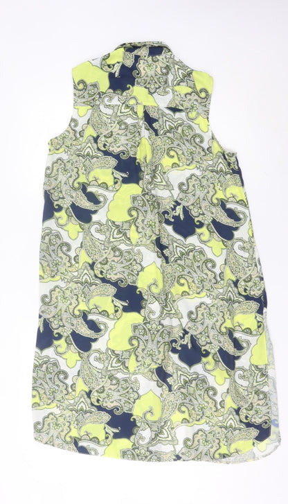 Wallis Women’s Multicoloured Paisley Shirt Dress Size S