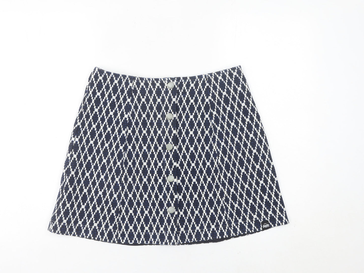 Womens UK Size M Superdry A-Line Knit Skirt