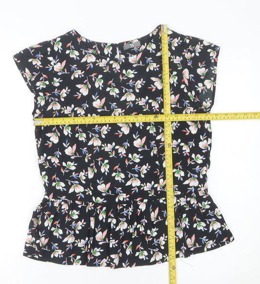 Womens UK Size 10 BHS Multicoloured Tunic Blouse