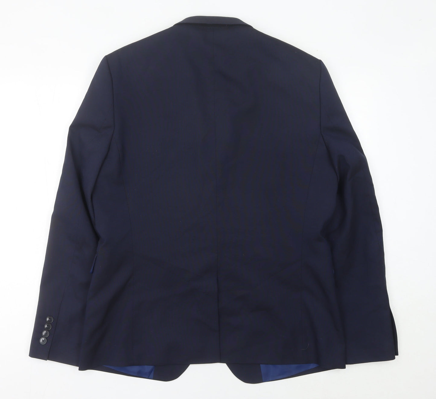 Mens UK Size 42 Burton Menswear Regular Blue Suit Jacket