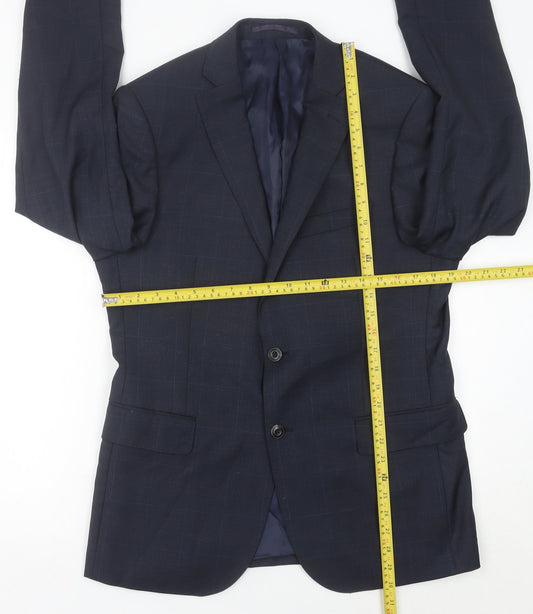 Mens UK Size 40 Marks and Spencer Regular Blue Suit Jacket