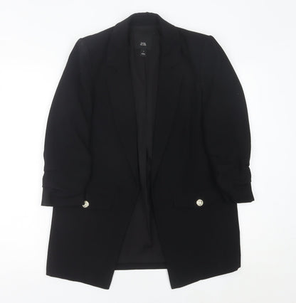 River Island Womens Black Size 6 Blazer Jacket Workwear