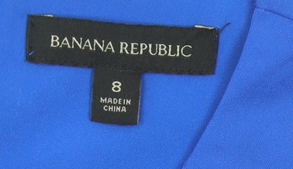 Banana Republic Women’s Blue Sheath Knee Length Dress Size 8