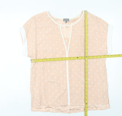 Womens UK Size 12 Phase Eight Beige Tunic Blouse