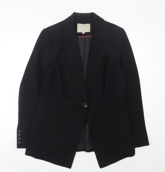 Fenn Wright Manson Womens Black Size 14 Single-Breasted Blazer
