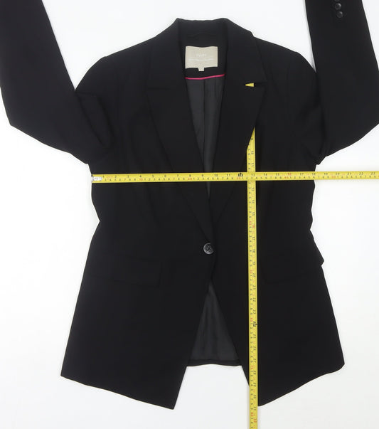 Fenn Wright Manson Womens Black Size 14 Single-Breasted Blazer