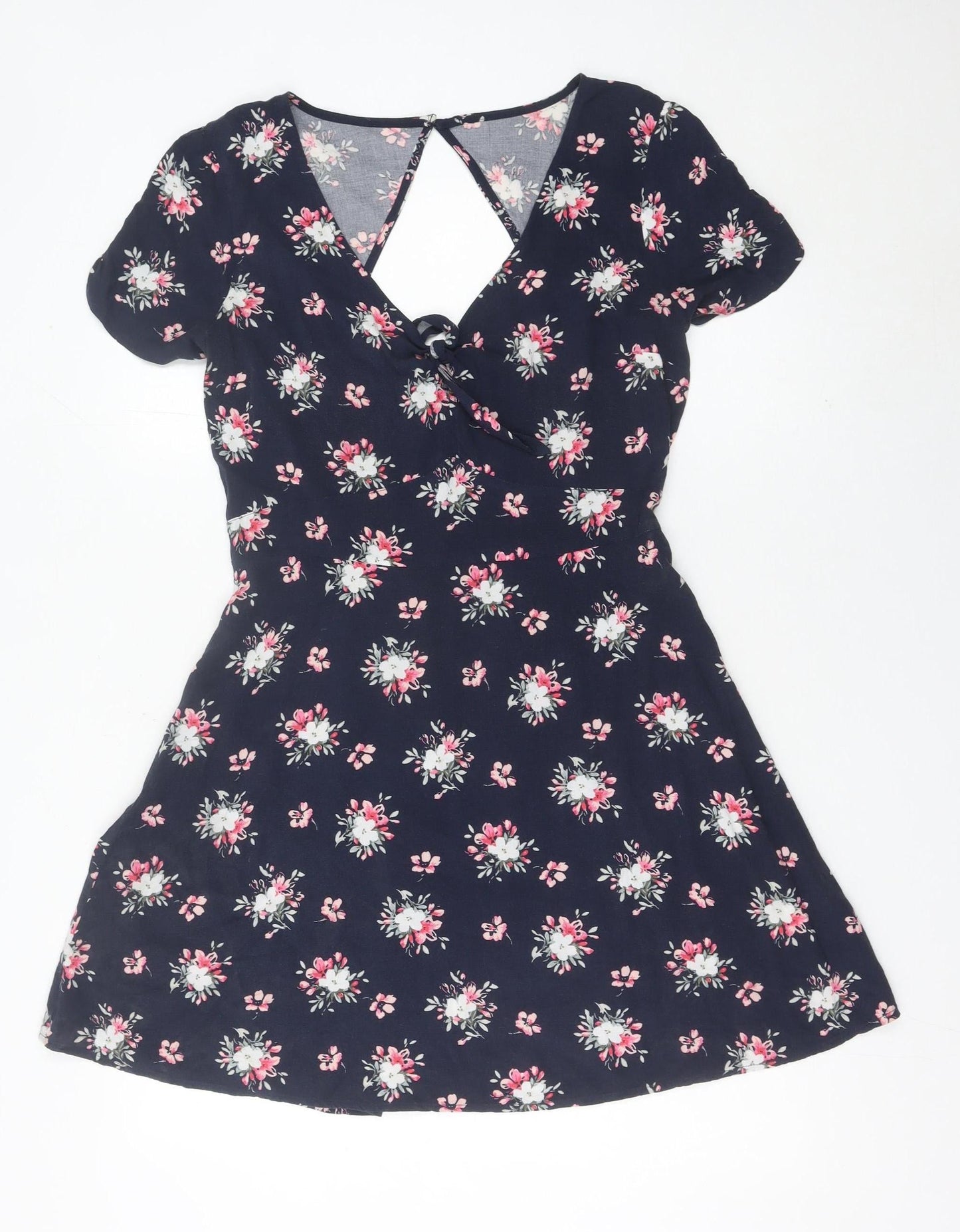 Abercrombie & Fitch Women’s Blue Floral A-Line Mini Dress M