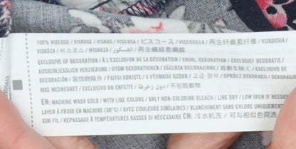 Abercrombie & Fitch Women’s Blue Floral A-Line Mini Dress M