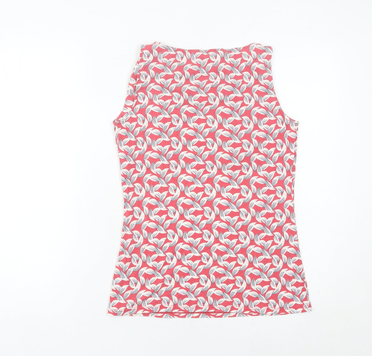 Boden Womens Pink Floral Cowl Neck Sleeveless Tank Top UK 8