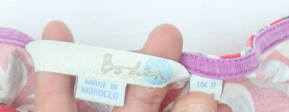 Boden Womens Pink Floral Cowl Neck Sleeveless Tank Top UK 8