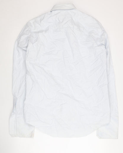 Mens UK Collar Size 16 NEXT Smart Blue  Dress Shirt