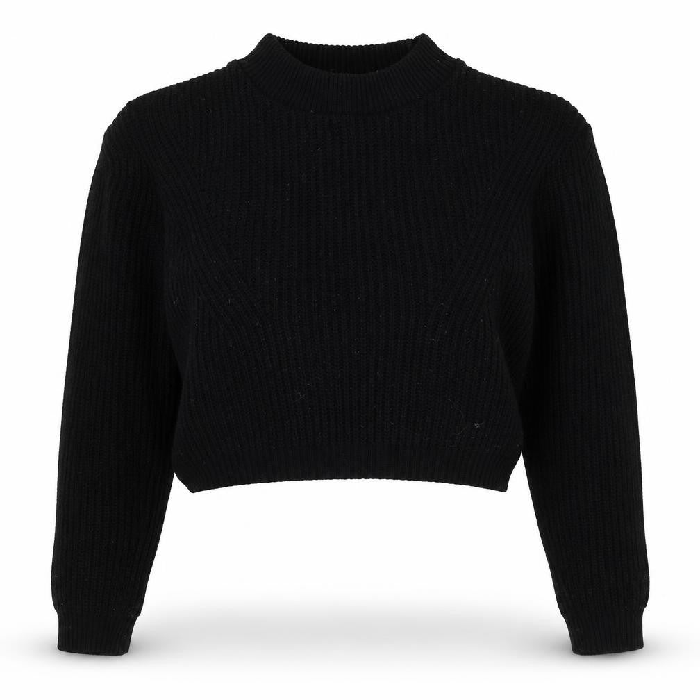 Womens UK Size S Boohoo Black Pullover Jumper