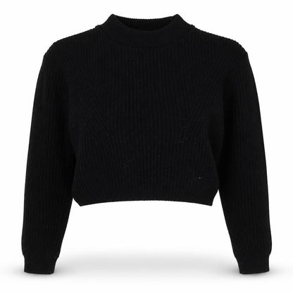 Womens UK Size S Boohoo Black Pullover Jumper