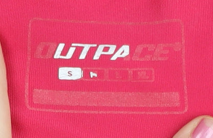 Outpace Women’s Pink Racerback Sports Tank Top Size S Athletic Gym