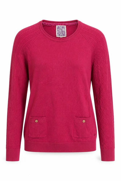 Womens UK Size 10 Mantaray Pink Pullover Jumper