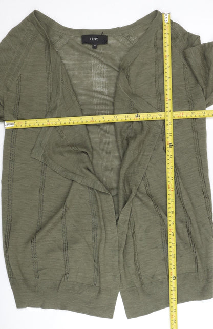 Womens UK Size 10 NEXT Green Cardigan Jumper