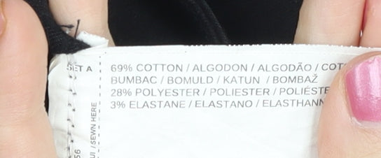 Mango Women’s Black Skinny Jeans Size 6 Slim Fit Cotton Blend