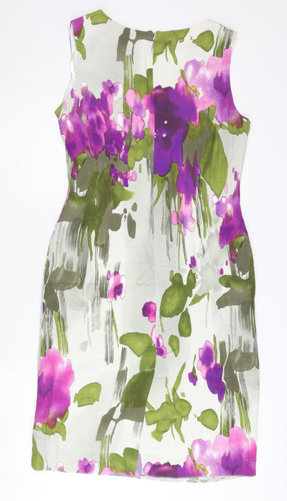 Alex & Co. Women’s Multicoloured Floral Shift Dress Size 10 Sleeveless