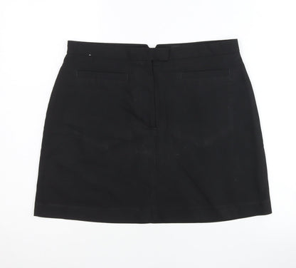 Next Womens Black Size 10 Pencil Skirt Knee Length Workwear