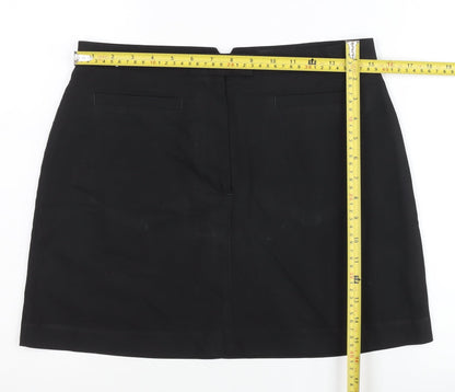 Next Womens Black Size 10 Pencil Skirt Knee Length Workwear