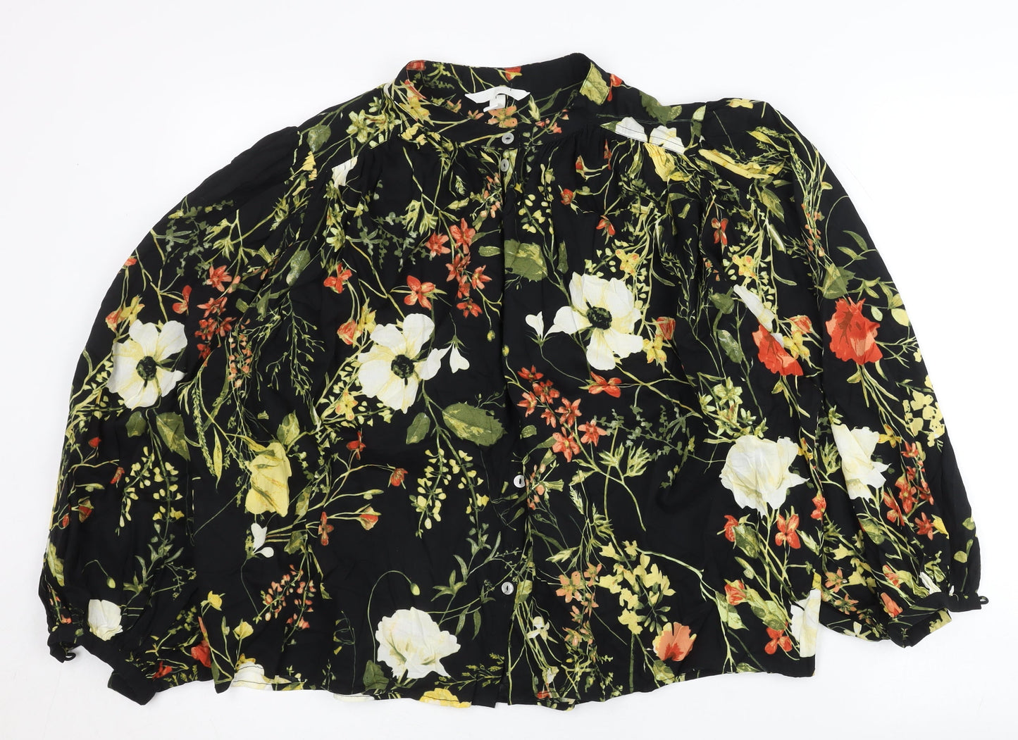Womens UK Size S H&M Multicoloured Tunic Blouse