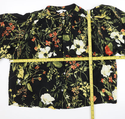 Womens UK Size S H&M Multicoloured Tunic Blouse