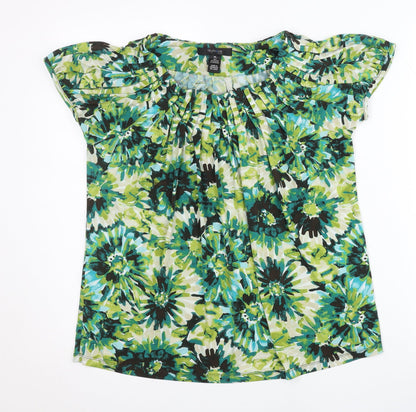 Style & Co Women’s Multicoloured Floral Tunic Blouse PL Petite L