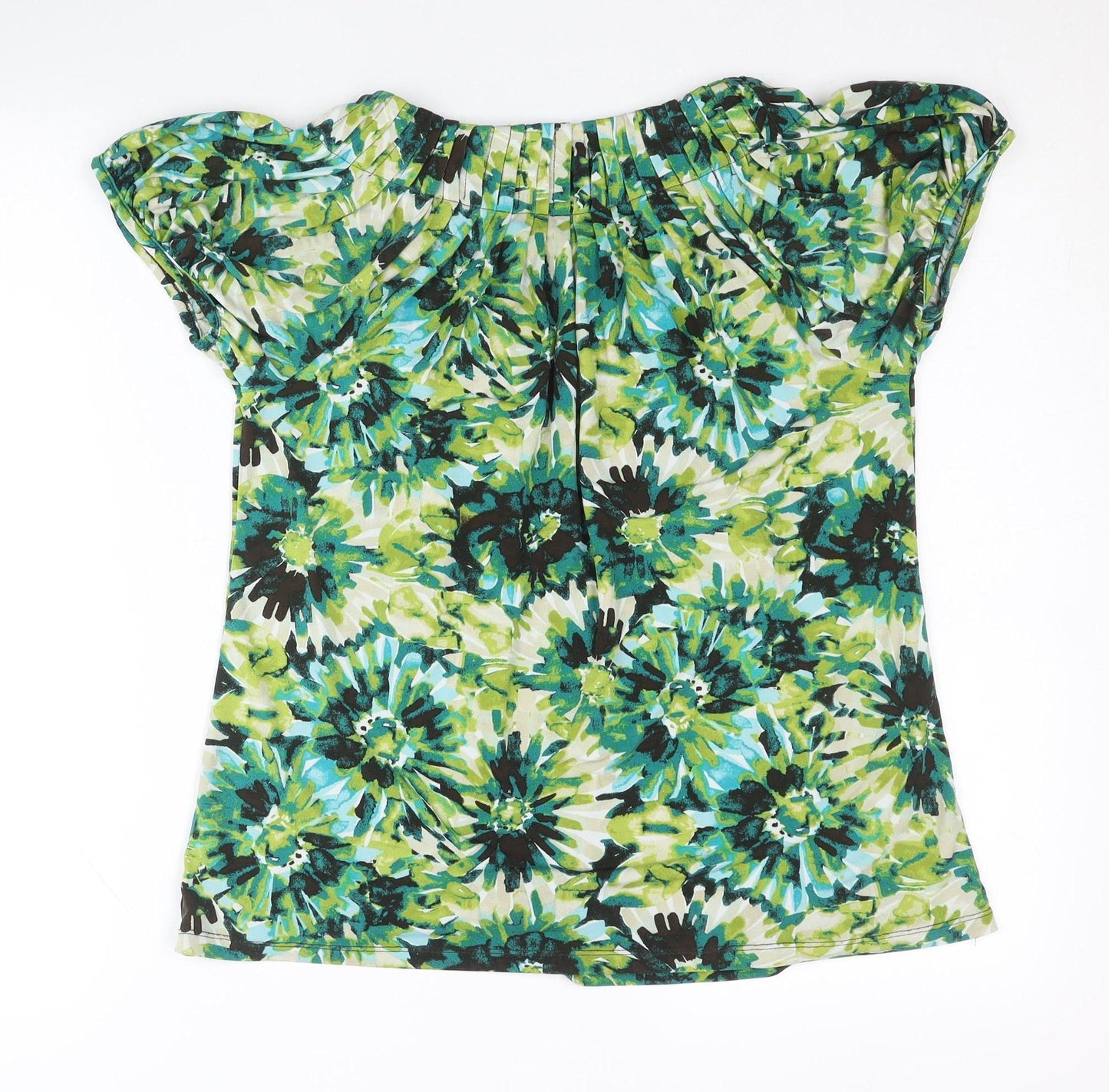 Style & Co Women’s Multicoloured Floral Tunic Blouse PL Petite L
