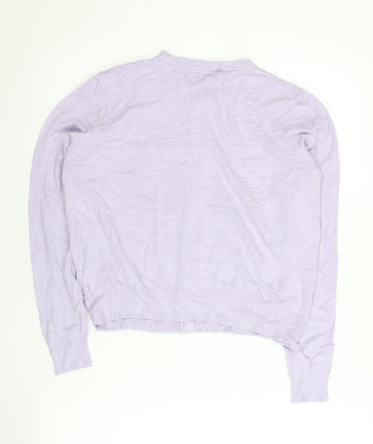 Womens UK Size 14 Marks and Spencer Purple Cardigan Jumper