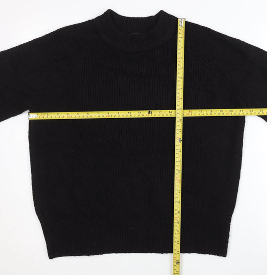 Womens UK Size M Marks and Spencer Black Pullover Jumper