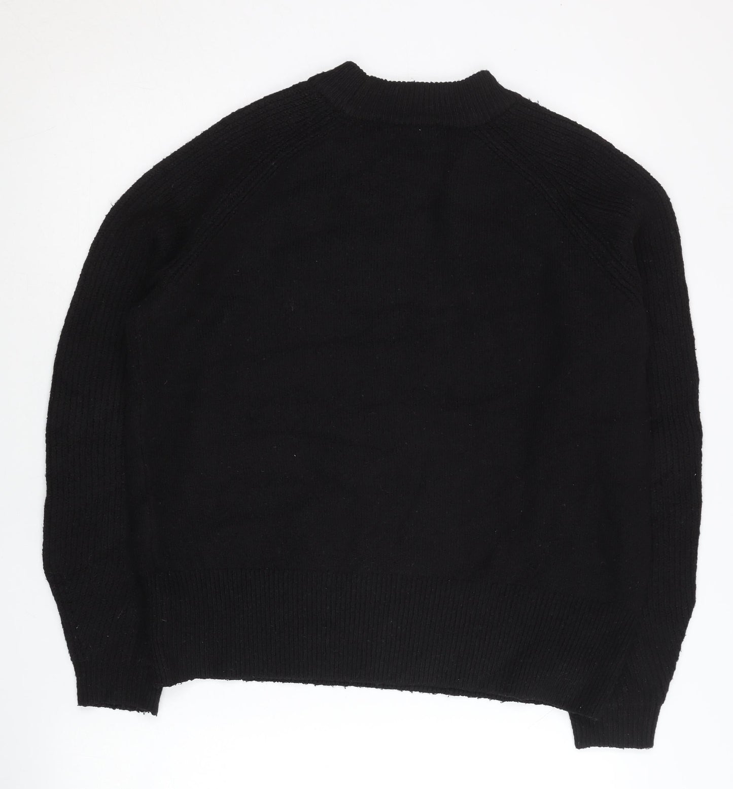 Womens UK Size M Marks and Spencer Black Pullover Jumper