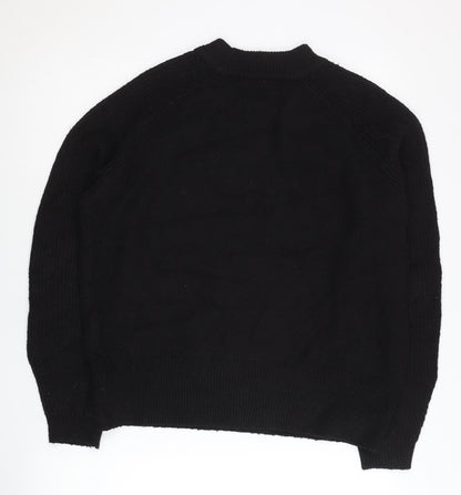 Womens UK Size M Marks and Spencer Black Pullover Jumper
