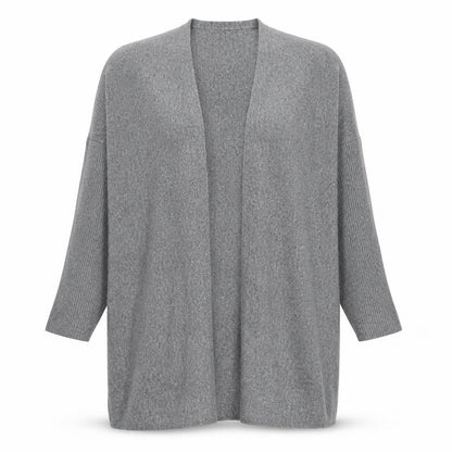 Womens UK Size 10 Izabel London Grey Cardigan Jumper