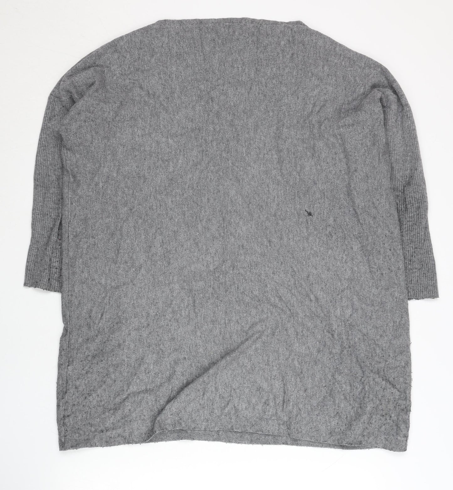 Womens UK Size 10 Izabel London Grey Cardigan Jumper