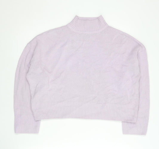 Womens UK Size M New Look Purple Pullover Jumper