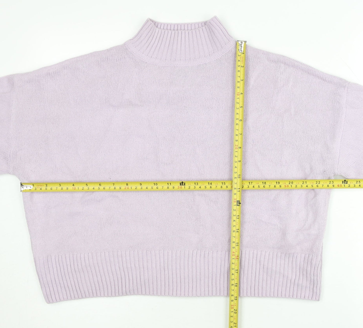Womens UK Size M New Look Purple Pullover Jumper