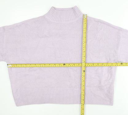 Womens UK Size M New Look Purple Pullover Jumper