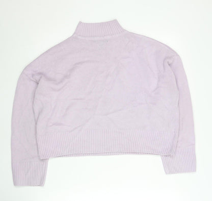 Womens UK Size M New Look Purple Pullover Jumper