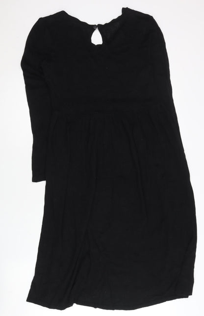 ASOS Maternity Women's Black A-Line Knee Length Dress Size 10