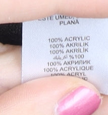 Thomas Nash Men’s Green Acrylic V-Neck Pullover Jumper Size L