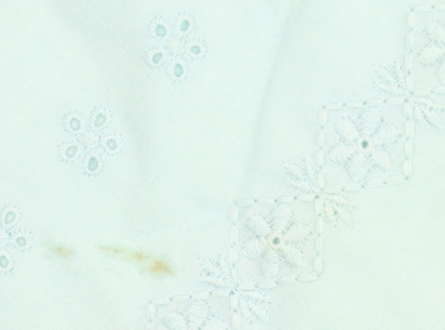 Marks and Spencer Women Blue Cotton A-Line Embroidered Skirt UK 12