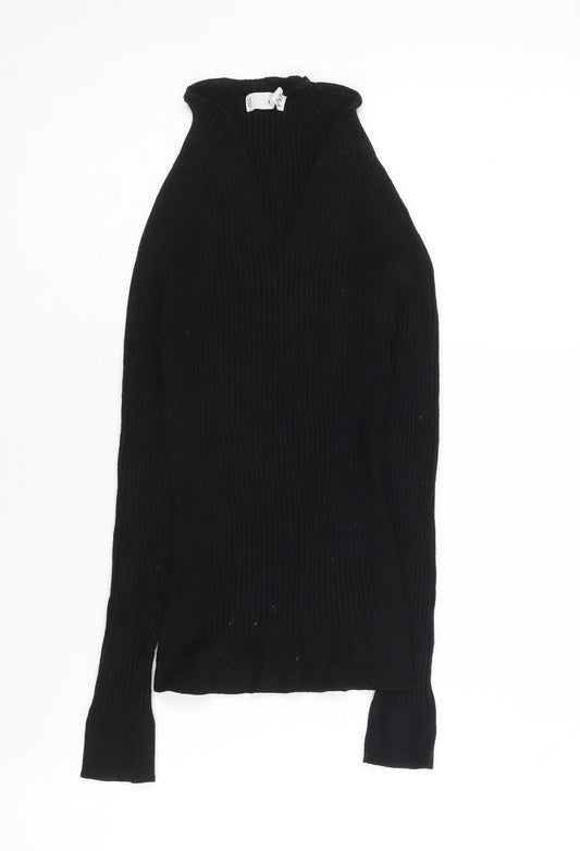 Womens UK Size M MNG Black Pullover Jumper