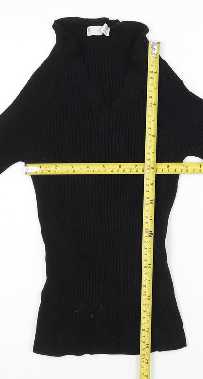 Womens UK Size M MNG Black Pullover Jumper